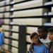 Former University of Michigan player Corey Person talks with campers during games on Tuesday, July 9. Daniel Brenner I AnnArbor.com